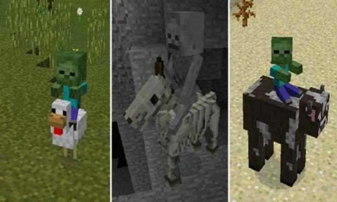 Play New Jockeys Mob addon for MCPE 