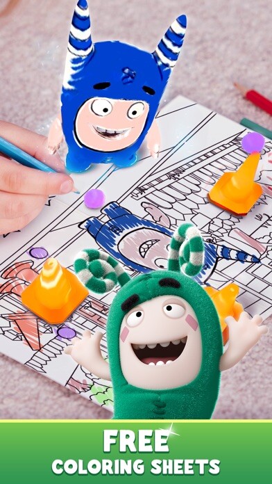 Play APK Oddbods Live Coloring (AR)  and enjoy Oddbods Live Coloring (AR) with UptoPlay com.maysalward.oddbodsAR