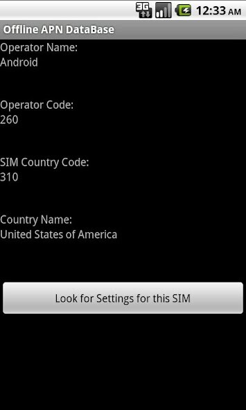 Play Offline SIM APN Database 