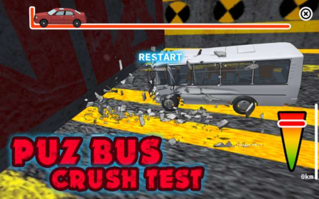 Play PAZ BUS Crash Test 