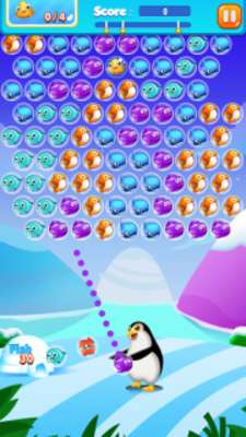 Play Penguin Bubble Temple 