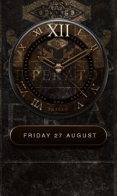 Play Pharao HD Clock Widget 