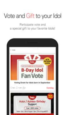 Play PhotoCard - Idol Voting and Idol Photo seeing app 