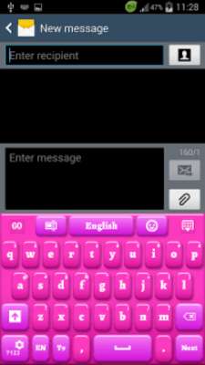 Play Pink Keyboard for Smartphone 