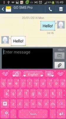 Play Pink Love GO Keyboard 