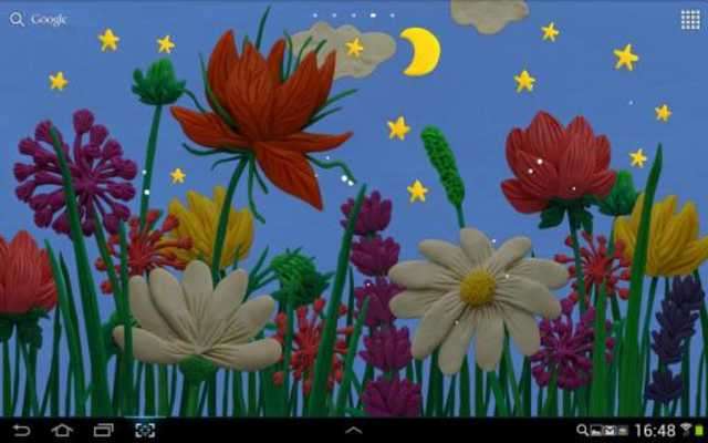 Play Plasticine Spring flowers 