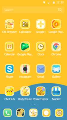 Play Pokemon. Theme for CM Launcher 