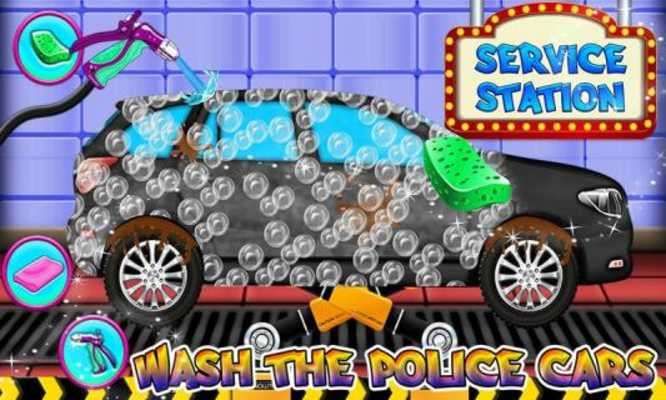 Play Police Multi Car Wash: Design Truck Repair Game 