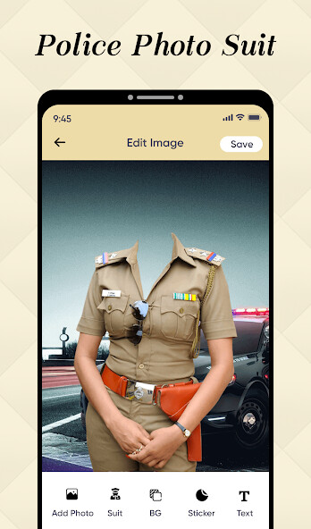 Play Police Photo Suit 