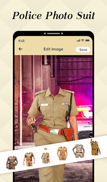 Play Police Photo Suit 