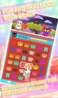 Play Princess Cartoon Adventure Monsters Matches Color Balls Game 