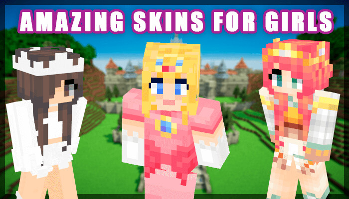 Play Princess Skins for Minecraft PE 