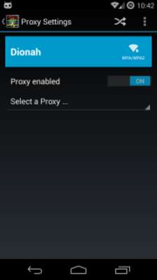 Play Proxy Settings 