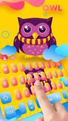 Play Purple cute Owl Keyboard 