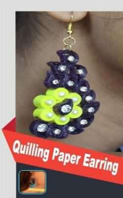 Play Quilling Paper Earring 