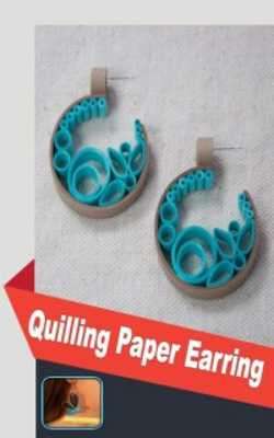 Play Quilling Paper Earring 