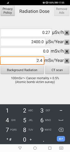 Play APK Radiation Dose Calculator  and enjoy Radiation Dose Calculator with UptoPlay net.oxdb.CalcRadi