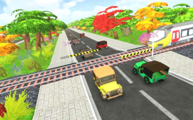 Play Railroad Jeep Traffic SIM 2017 