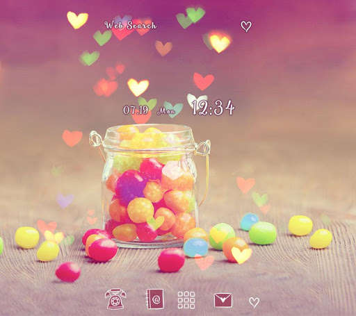 Play APK Rainbow Candy +HOME Theme  and enjoy Rainbow Candy +HOME Theme with UptoPlay jp.co.a_tm.android.plus_rainbow_candy