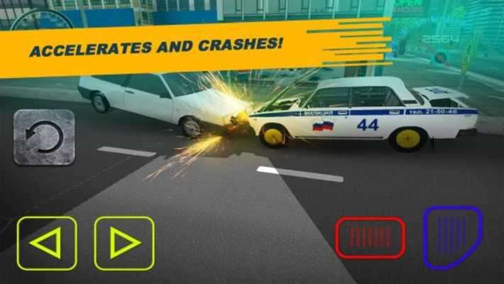 Play Real Car Crash Police 3D 