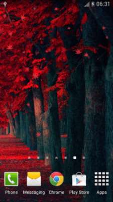 Play Red Leaves Live WallPaper.apk 