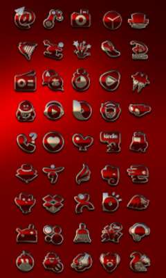 Play Red Platin HD Icon Pack 