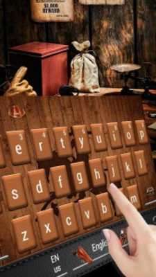 Play Revolver Western cowboy keyboard skin 