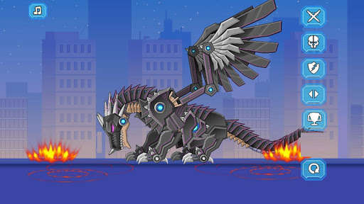 Play APK Robot Black Dragon Toy War  and enjoy Robot Black Dragon Toy War with UptoPlay air.com.joy4touch.toywarrobotblackdragon