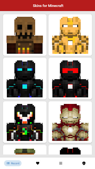 Play Robot Skins for Minecraft PE 