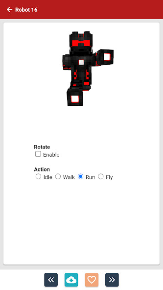 Play Robot Skins for Minecraft PE 