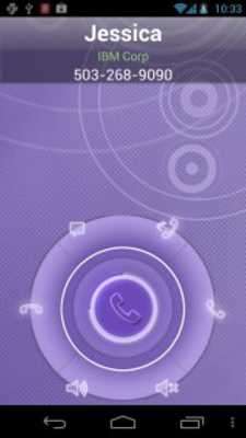 Play RocketDial CallerID Purple 