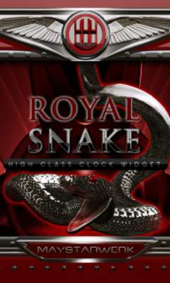 Play royal snake clock widget 