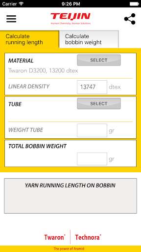 Play APK Running length calculator  and enjoy Running length calculator with UptoPlay com.teijinaramid.rl