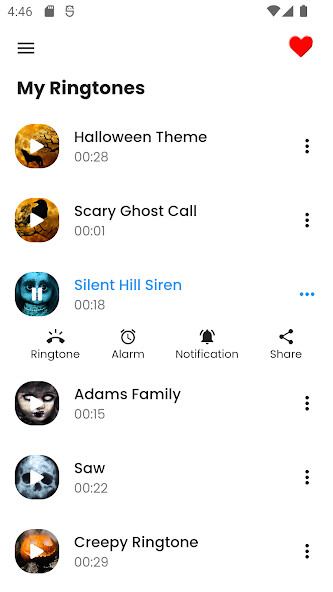 Play Scary Ringtones and Sounds 