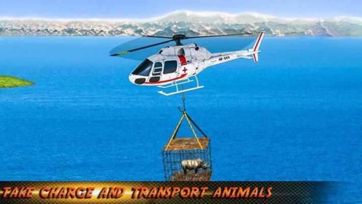 Play sea animal heli transportation 