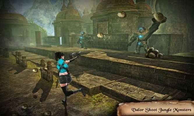 Play Secret Agent Lara: Lost Temple Jungle Run game 