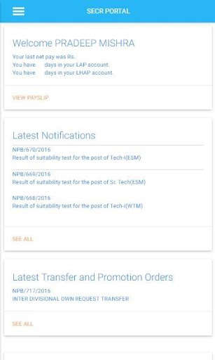 Play APK SECR Portal  and enjoy SECR Portal with UptoPlay com.pradeep.empportal