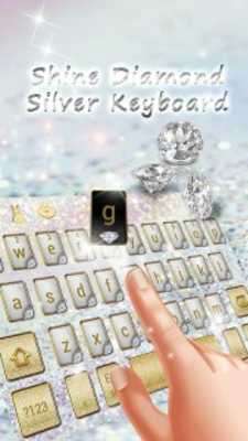 Play Shine diamond silver keyboard 