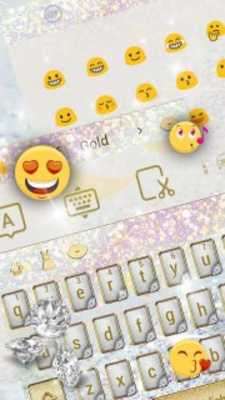 Play Shine diamond silver keyboard 