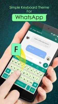 Play Simple Keyboard Theme for WhatsApp 