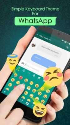 Play Simple Keyboard Theme for WhatsApp 