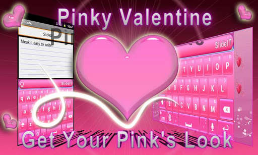 Play APK SlideIT Pinky Valentine Skin  and enjoy SlideIT Pinky Valentine Skin with UptoPlay com.dasur.slideit.skin.valentinepinky