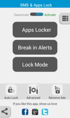 Play SMS & Apps Lock 