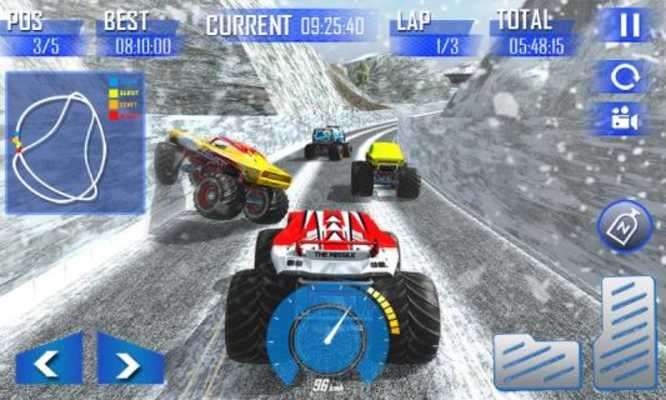 Play Snow Racing Monster Truck 17 