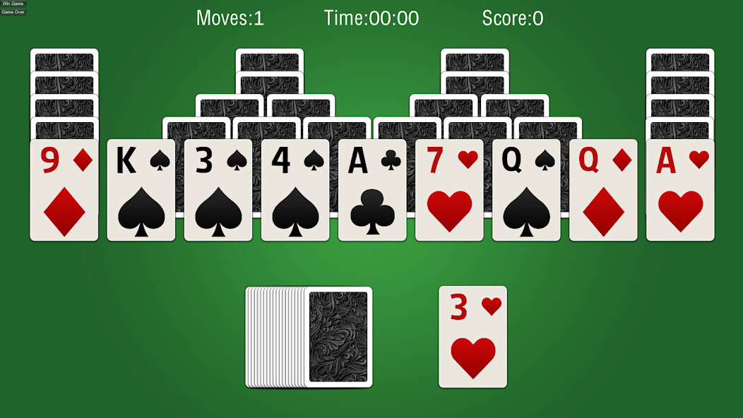 Play Solitaire TriPeaks 