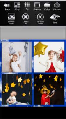 Play Stars Photo Collage 