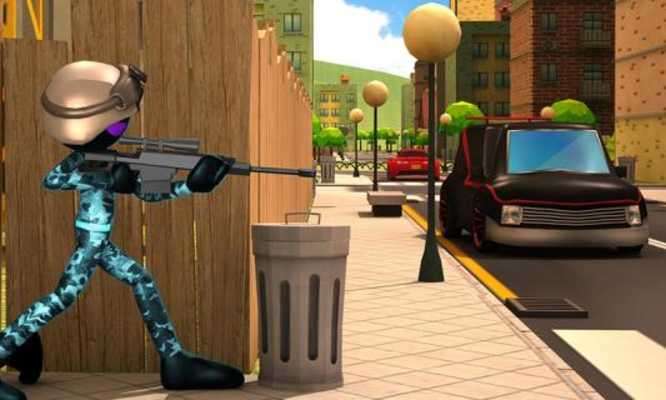 Play Stickman Sniper Squad 2017 