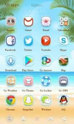 Play Summer Day Go Launcher Theme 