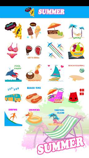 Play APK Summer Holiday Sticker GIF  and enjoy Summer Holiday Sticker GIF with UptoPlay emoji.keyboard.emoticonkeyboard