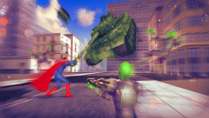 Play Superhero Man: Hero Battle Simulator 